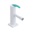 Rubinet Single Control Bidet Fitting (less drain) Matt White