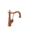 Baril Antique style single-hole lavatory faucet, drain included