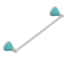 Rubinet Towel Bar 18" White