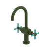 Rubinet Single Hole Dual Handle Lav. Set with LaSalle Spout (less drain) Green Envy