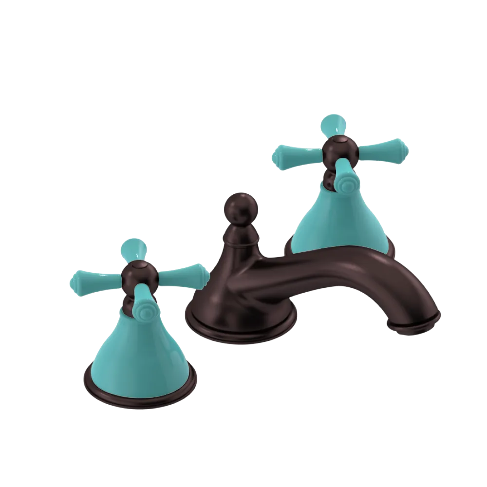 Rubinet Widespread Lav. Set. (less drain) Oil Rubbed Bronze