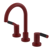 Rubinet Widespread Lav. Set. (less drain) Maroon