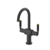 Rubinet Single Hole Dual Handle Lav. Set. (less drain) Matt Black