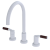 Rubinet Widespread Kitchen Set White