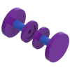 Rubinet Shower Door Knob (set) Purple Haze
