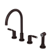 Rubinet Widespread Kitchen Set with Hand Spray Oil Rubbed Bronze