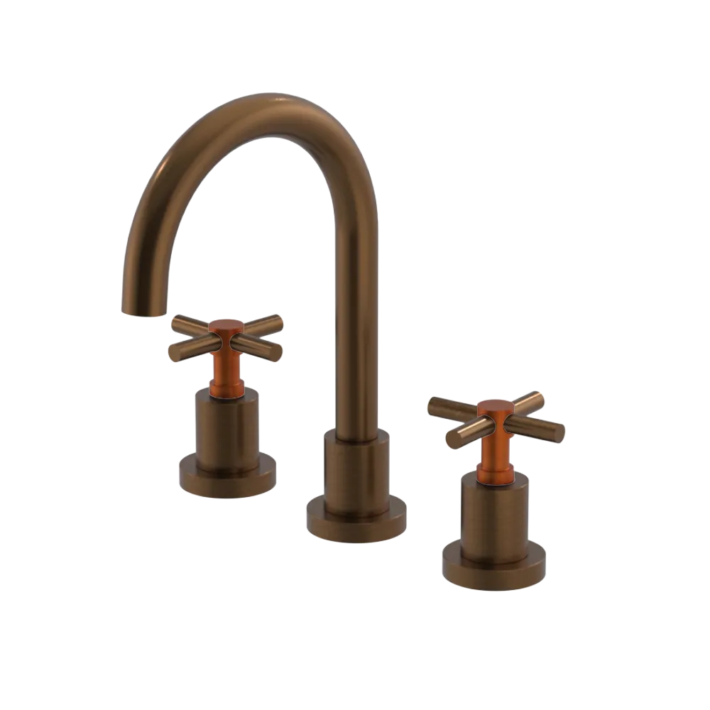 Rubinet Widespread Lav. Set. (less drain) Tuscan Brass