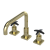 Rubinet Widespread Kitchen Set with Genesis Spout Gold