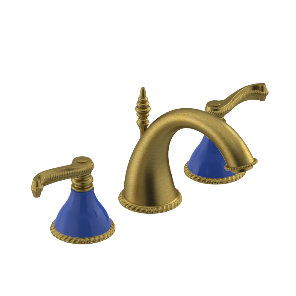 Rubinet Widespread Lav. Set. (less drain) Antique Brass Matt