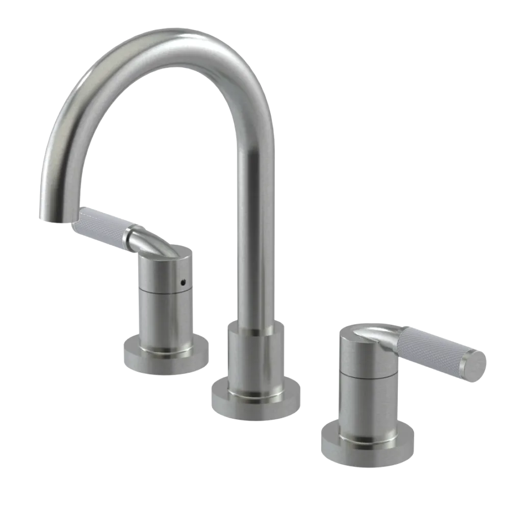 Rubinet Widespread Lav. Set. (less drain) Satin Nickel