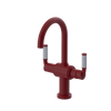 Rubinet Single Hole Dual Handle Lav. Set. (less drain) Maroon