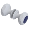 Rubinet Shower Door Knob (set) Matt White