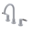 Rubinet Widespread Lav set (less drain) White