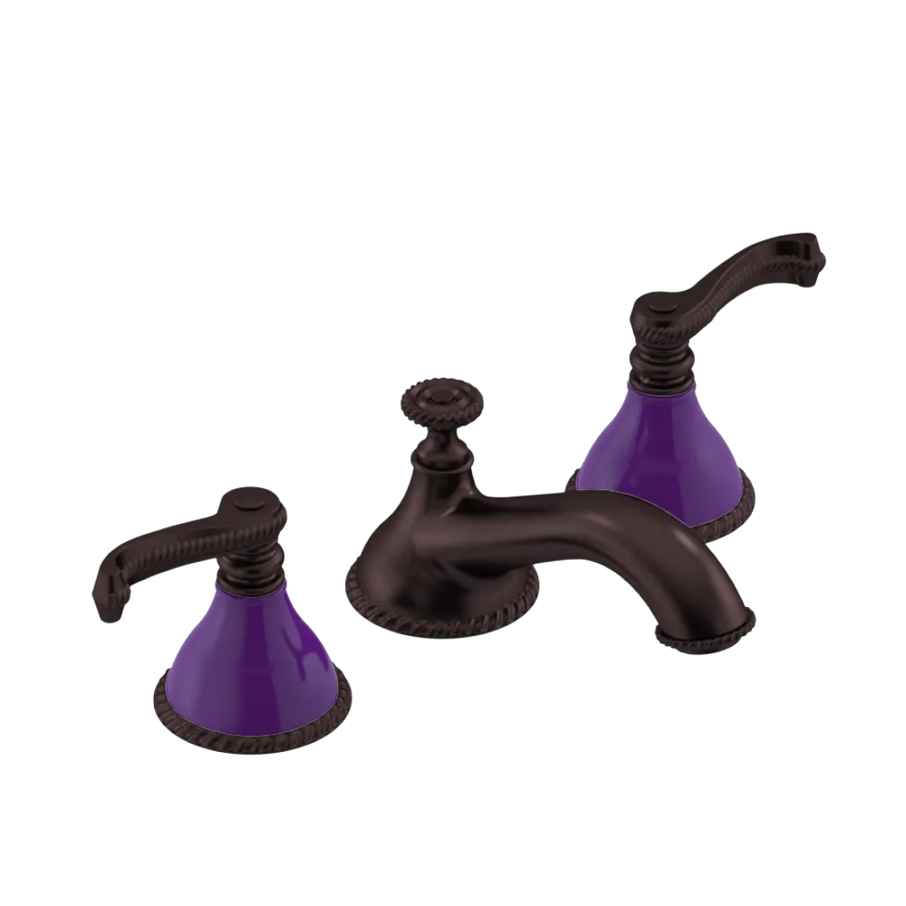 Rubinet Widespread Lav. Set. (less drain) Oil Rubbed Bronze