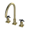 Rubinet Widespread Kitchen Set Gold