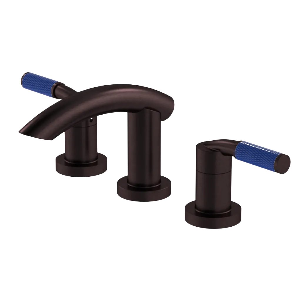 Rubinet Widespread Lav. Set. (less drain) Oil Rubbed Bronze