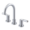 Rubinet Widespread Lav set (less drain) Satin Chrome