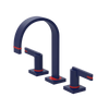 Rubinet Widespread Lav. Set. (less drain) Midnight Blue