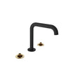 Baril 8" c/c lavatory faucet (without handle), drain included