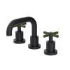 Rubinet Widespread Lav. Set. (less drain) Matt Black