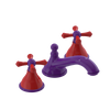 Rubinet Widespread Lav. Set. (less drain) Purple Haze