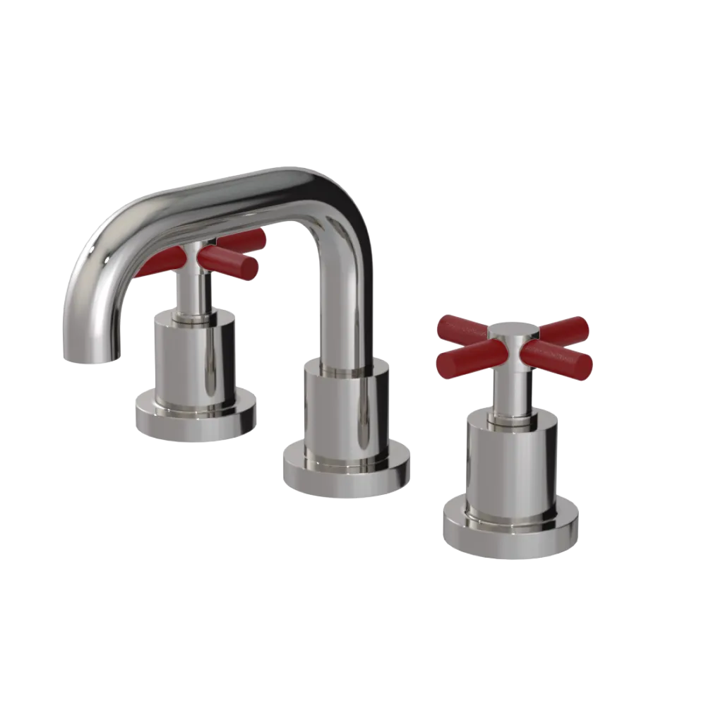 Rubinet Widespread Lav. Set. (less drain) Polished Nickel