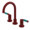 Rubinet Widespread Lav. Set. (less drain) Maroon