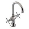 Rubinet Single Hole Dual Handle Lav. Set. (less drain) Polished Nickel