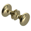 Rubinet Shower Door Knob (set) Natural Brass