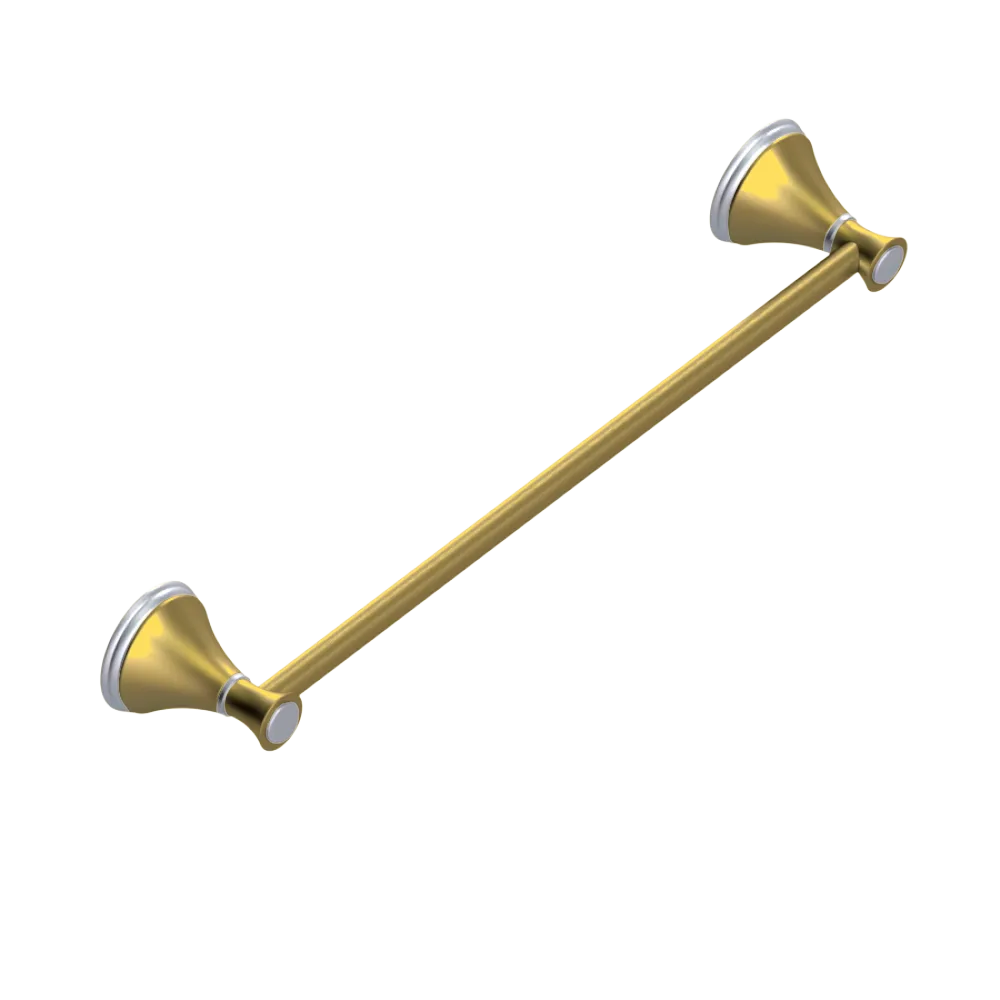 Rubinet Towel Bar 24" Antique Brass Matt