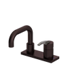 Rubinet 4" Centre Single Control Lav. Set. with Genesis spout (less drain) Oil Rubbed Bronze