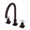 Rubinet Widespread Kitchen Set Oil Rubbed Bronze