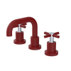 Rubinet Widespread Lav. Set. (less drain) Maroon