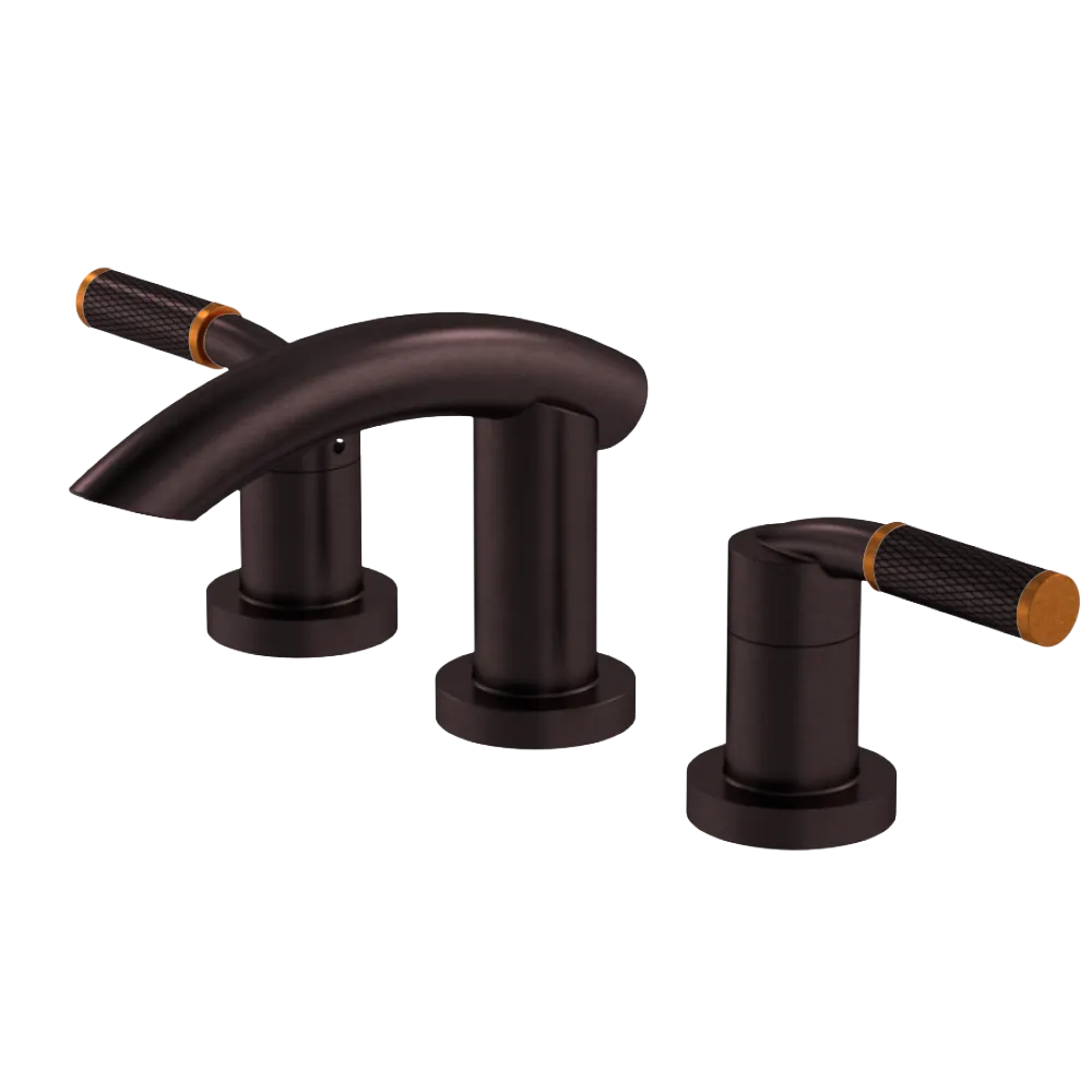 Rubinet Widespread Lav. Set. (less drain) Oil Rubbed Bronze