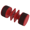 Rubinet Shower Door Knob (set) Red