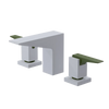 Rubinet Widespread Lav. Set. (less drain) White