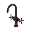 Rubinet Single Hole Dual Handle Lav. Set with LaSalle Spout (less drain) Oil Rubbed Bronze