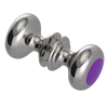 Rubinet Shower Door Knob (set) Polished Nickel