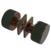 Rubinet Shower Door Knob (set) Tuscan Brass