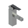 Rubinet Single Control Bidet Fitting (less drain) Satin Nickel