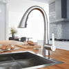 Grohe Zedra Single-Handle Pull Down Triple Spray Bar Faucet 6.6 L/Min - Golzar Home