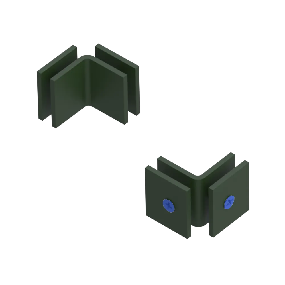 Rubinet 90 Glass to Glass Open Face Green Envy