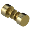 Rubinet Shower Door Knob (set) Antique Brass Matt