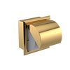 Rubinet RECESSED TOILET PAPER HOLDER Gold