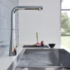 Grohe Zedra Single-Handle Pull-Out Kitchen Faucet Dual Spray 1.75 Gpm - Golzar Home