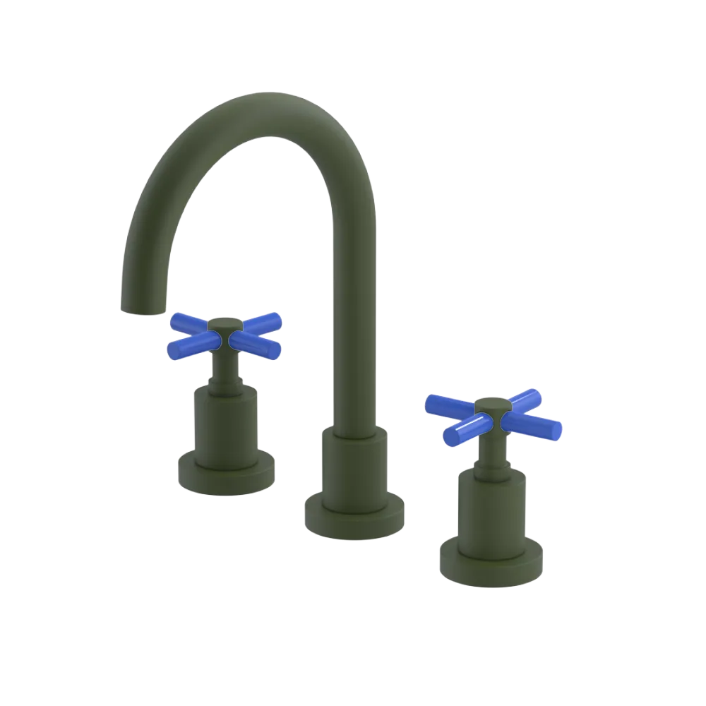 Rubinet Widespread Lav. Set. (less drain) Green Envy