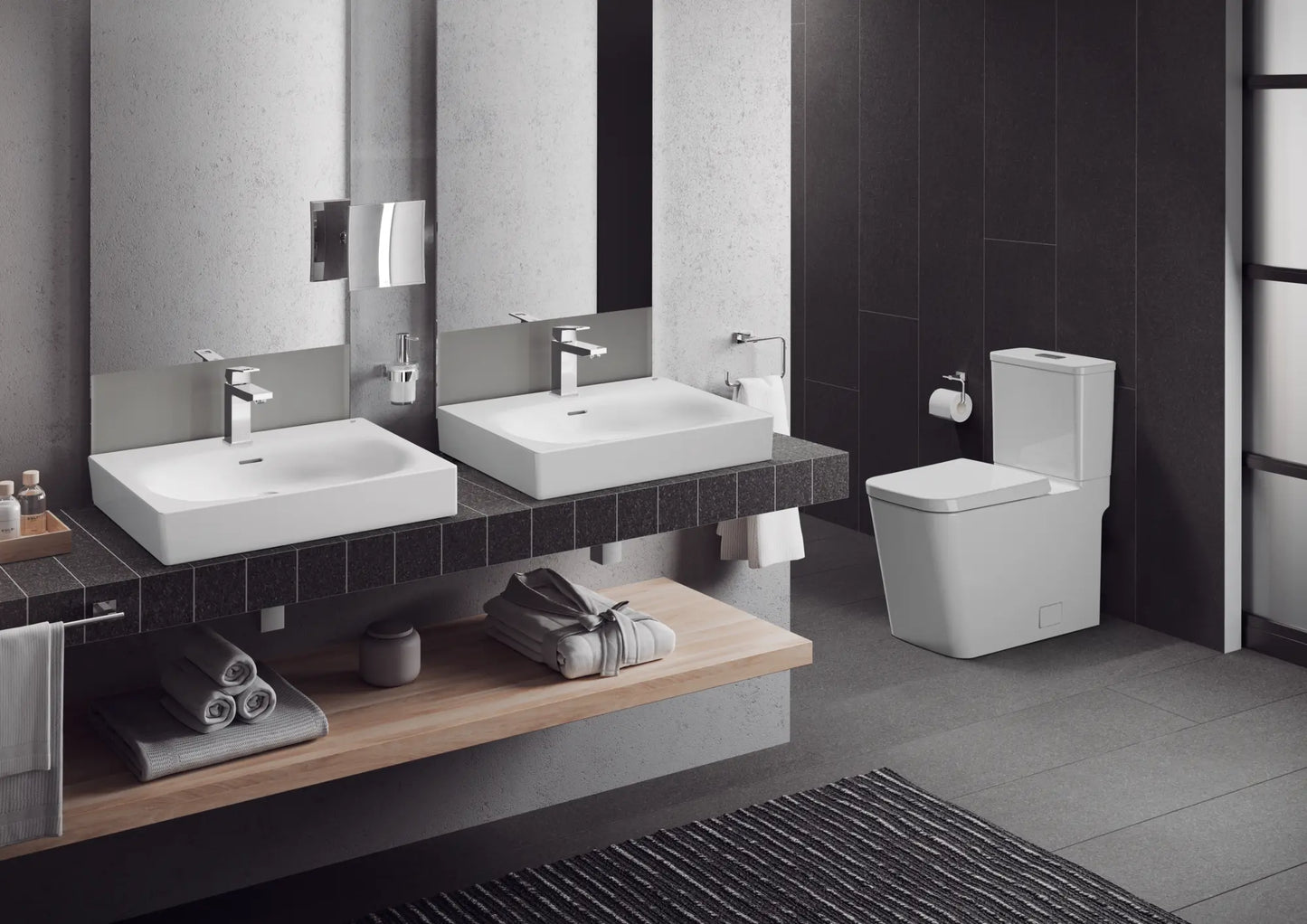 Grohe EUROCUBE® Wall Mount 24” Bathroom Sink, 1-Hole