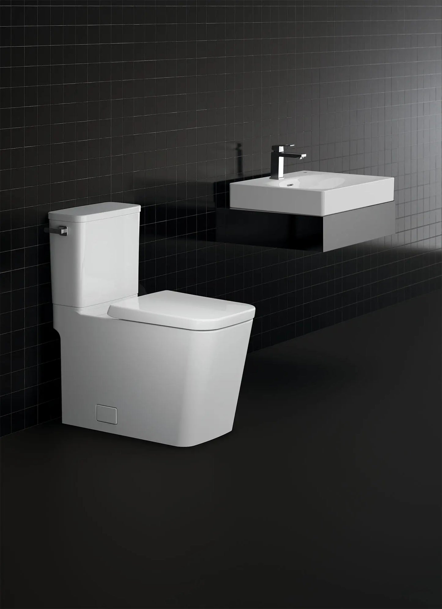 Grohe Eurocube Two-Piece Right Height Elongated Single Flush Toilet 1.28 GPF