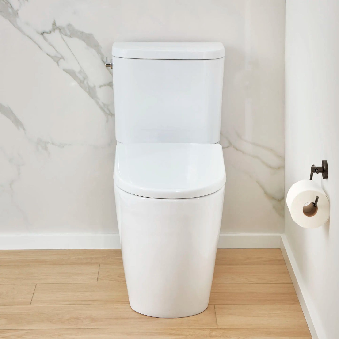 Essence Two-Piece Right Height Elongated Single Flush Toilet 1.28 Gpf
