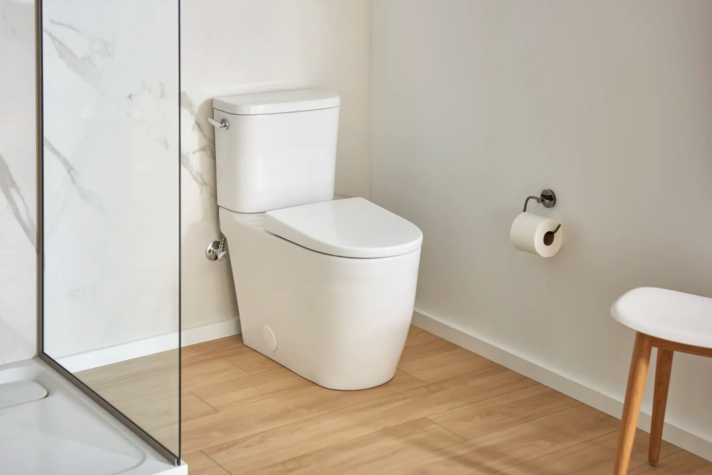 Essence Two-Piece Right Height Elongated Single Flush Toilet 1.28 Gpf